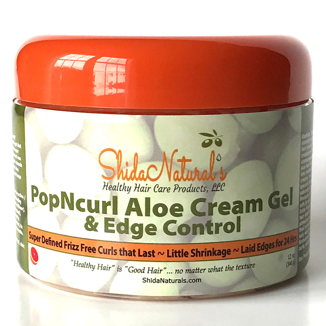 PopNcurl Aloe Cream Gel & Edge Control 12 oz (340 g)